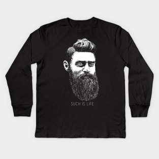 Ned Kelly Such Is Life Kids Long Sleeve T-Shirt